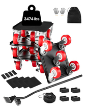 VEVOR Furniture Dolly 3474LBS 5 360° Wheels Carbon Steel Panel for Appli... - $38.90