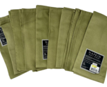 WC Home Fashions Lot of 10 Cotton Napkins Green  NEW - £12.86 GBP