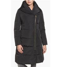 Cole Haan Down &amp; Feather Coat, Pillow Collar, Black, Medium (8/10), NWT - $199.00