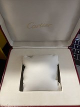 NEW Vintage CARTIER Red Leather Watch Box Empty - $95.00