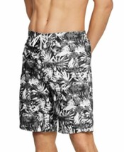 Speedo Men&#39;s Bondi Ombré Gradient Floral 2-Way Stretch 9&quot; Board Shorts Black-Sm - £21.53 GBP