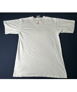 Jordan Sneaker T-Shirt Y2K 2000s Jordan 12 Pattern AF-1 White Size Small - £11.00 GBP