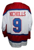 Any Name Number New Haven Nighthawks Retro Hockey Jersey White Any Size image 2