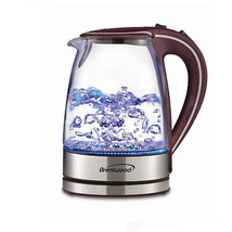 Brentwood 1.7-Liter Tempered Glass Tea Kettle in Purple - $52.13