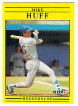 1991 Fleer #210 Mike Huff Los Angeles Dodgers - £1.03 GBP