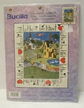 Bucilla Counted Cross Stitch Kit Lettuce Be Patient Country House Quilts Nip - £27.34 GBP