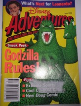 Disney Adventures What’s Next for Leonardo? Godzilla Rules! June 1998 - £3.98 GBP