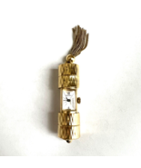 Vintage Nastrix France Pendant Necklace Peek a Boo Golden Slide Watch - $1,854.10 MXN