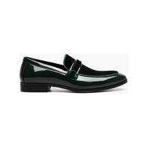 Stacy Adams Spratley Moc Toe Saddle Slip On Dress Shoes Green 25686-300 image 2