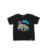Kid Dangerous Little &amp; Big Kid Boys Raccoon Pride Graphic Tee Color Blac... - $27.72