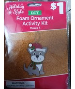 Foam Ornament craft Kit Choice   Dog or Gnome Makes 5 Kids or Adults New - €4,30 EUR