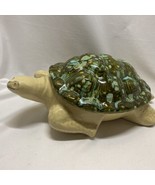 VTG Ceramic Turtle Candy Dish Trinket Box Holland Mold Retro Spotted Gla... - £11.18 GBP