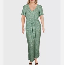 1.STATE Womens Plus 2X Fresh Grass Neo Renaissance Floral Jumpsuit NWT W67 - $63.69
