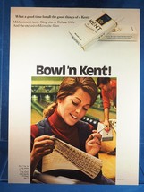 Vintage Magazine Ad Print Design Advertising Kent Cigarettes - $12.86