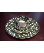 Coalport England CHINA SETTING DINNER  4 pcs set &quot;Phantom Green&quot; ^ - €86,07 EUR