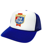 Heileman&#39;s Old Style Beer Trucker Hat Mesh Hat Snapback Hat Beer Cap Log... - £19.71 GBP