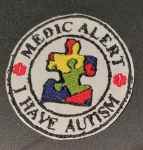 &quot;I Have Autism&quot; - Medic Alert - Sew On/Iron On Patch       10781 - $7.85