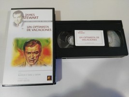 Un Optimistic de vacaciones Henry Koster James Stewart VHS Tape Spanish - $26.52