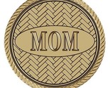 &quot;MOM&quot; Medallion for Box Cremation Urn/Flag Case - 2 Inch Diameter - $89.99