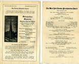 1910 -1920&#39;s Washington DC Church Bulletins Booklets and Brochures  - $74.36