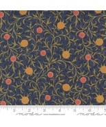 Cotton Morris Manor Flowers Pattern Blue Cotton Fabric Print by the Yard... - $300.61 MXN