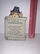 Vintage 1980’s American Greeting Thanksgiving Poem Greeting Card - $4.94