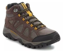 Men&#39;s Merrell Oakcreek Mid Waterproof Hiking Boots, J036401 Multi Sizes Espresso - £96.40 GBP