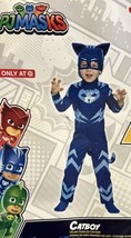 PJ Masks Catboy Halloween Costume Toddler Size 2T Blue Suit Tail &amp; Mask NEW - £19.88 GBP