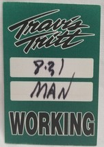 TRAVIS TRITT - ORIGINAL TOUR CONCERT TOUR CLOTH BACKSTAGE PASS - $10.00