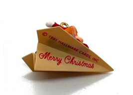 Hallmark Keepsake Miniature Ornament Fly By 1991 - £3.19 GBP