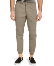 Sun + Stone Men&#39;s Articulated Jogger Pants in Rustic Khaki-Small - $31.64 CAD