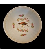 GERMANY Serving Bowl Vintage Porcelain China Black Bird Cherry Blossoms ... - £15.56 GBP