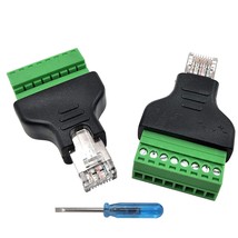 Rj45 Screw Terminal Adapter / Network Rj45 Ethernet Adapter, Rj45 Breako... - £17.20 GBP