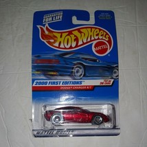 Hot Wheels Dodge Charger R/T, 2000 First Editions, Red, NEW, 1/64 - £7.49 GBP