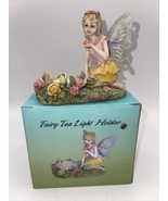 Fairy Tea light Holder By Enchanted Garden NIB Fairy And Flowers - £9.40 GBP