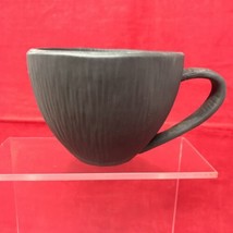 Michael Aram Porcelain Cup Textured Black Matte Discontinued  - £15.73 GBP