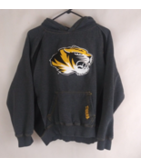 NCAA Campus Heritage Collection Mizzou Tigers Unisex Dark Gray Hoodie Si... - £19.07 GBP