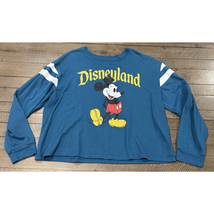 Disneyland Resort Blue Mickey Mouse Crop Sweater - Women&#39;s 1X - $13.10