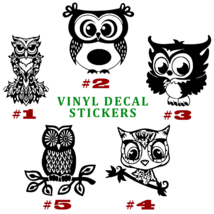 Owls Vinyl Decal Sticker Car Window Wall Laptop Art Kids Birds Design Ea... - £3.78 GBP+