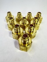 10-Brass 1/2” Male SAE 45 Deg Flare X 3/4 Female NPT Adapter Connector F... - $39.25