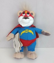 1999 Super Mighty Bubba Talking 8&quot; Plush Bear Rubber Face With Tags Work... - $16.44