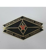Vintage Specialized Services Team Quam UNUS NOS Domare Lapel Hat Pin - $4.46