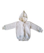Vintage Mario Gilberti Baby Sweater ITALY Hooded Jacket Zips up back 9 m... - £31.81 GBP