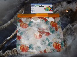 Surefresh Reuseable Fall Pumpkin Print Large Bag NEW - $9.00