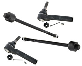4 Pcs Steering Ends Kit Inner Outer Tie Rods Chevrolet Express 1500 LS L... - £51.20 GBP