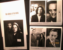 ANTHONY HOPKINS,JODY FOSTER (SILENCE OF THE LAMBS) PRESSKIT SET - £172.08 GBP