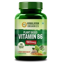  Plant Based Vitamin B6  Supports Immunity, Brain Health 120 Capsules - £22.44 GBP
