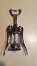 Vintage Metal Made In Italy Combination Corkscrew &amp; Bottle Opener - £7.74 GBP