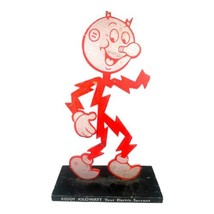Vintage Extra Lg Reddy Kilowatt Display &quot;Your Electric Servant&quot; ELECTRICIAN GIFT - £219.66 GBP