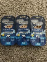 3X BIC Easy Rinse Men&#39;s Disposable 4-Blade Razors 2 in Package - €8,56 EUR